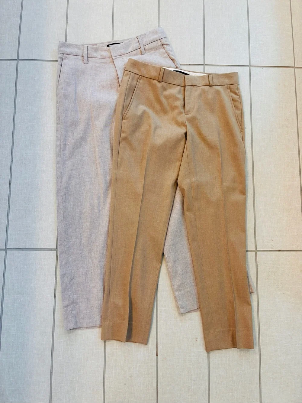Set of 2 Banana Republic Beige Trousers size 0